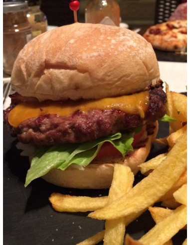Hamburguesa de vaca rubia Gallega