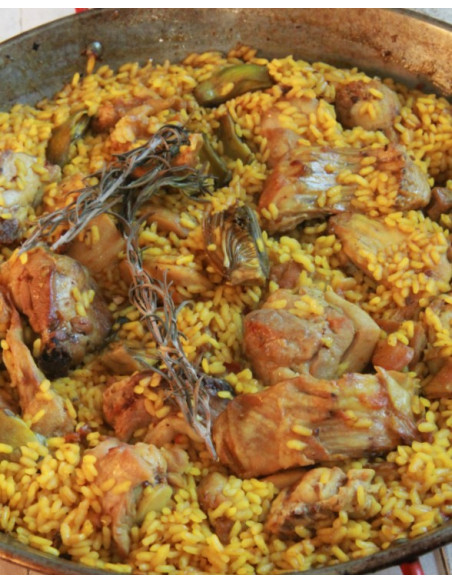 Arroz con Conejo y Alcachofas