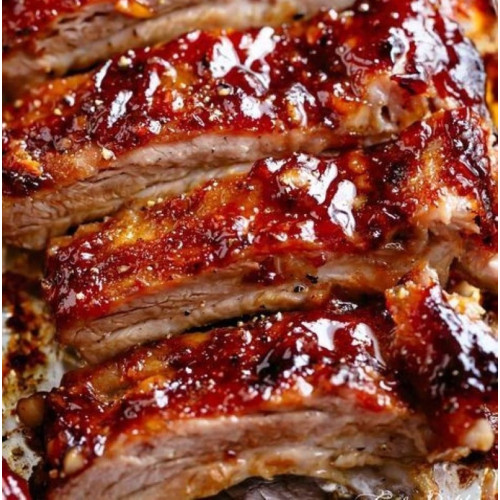 Costillar de cerdo laqueado con salsa americana | Asador PanXon