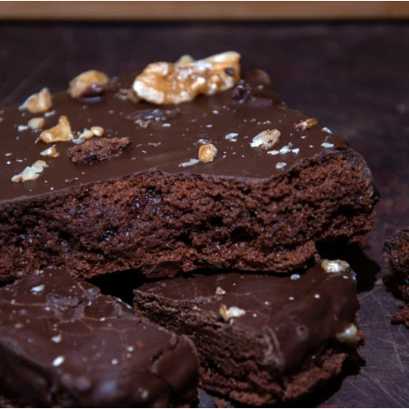 Brownie con chocolate y helado a domicilio | Asador PanXon