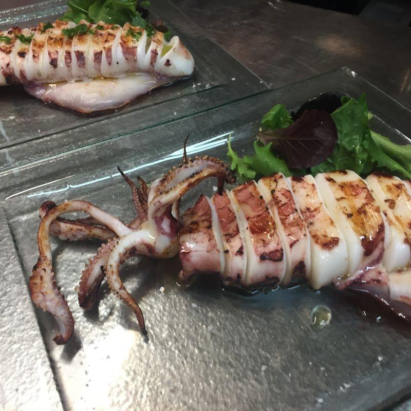 Calamar de potera a domicilio en Madrid | Asador PanXon