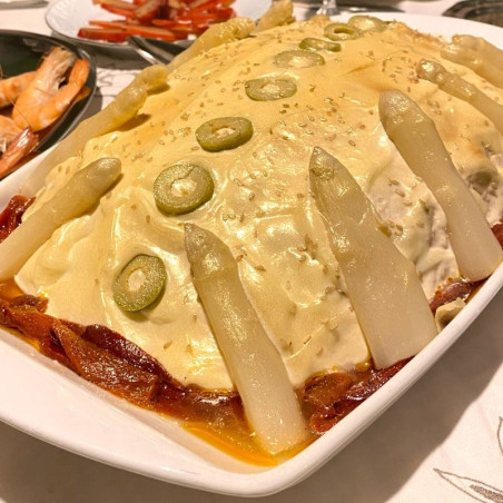 Ensaladilla de gambas a domicilio en Madrid | Asador PanXon