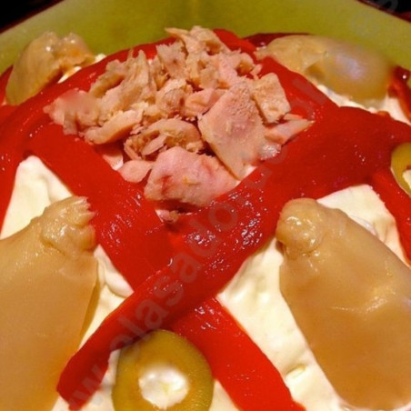 Ensaladilla de gambas a domicilio en Madrid | Asador PanXon