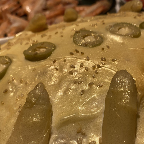 Ensaladilla de gambas a domicilio en Madrid | Asador PanXon