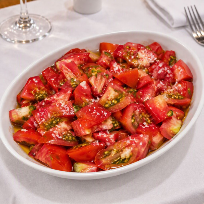 Tomate raf con ventresca de bonito a domicilio en Madrid | Asador PanXón