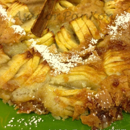 Tarta de Manzana Casera con Helado de Vainilla y Macadamia | Asador PanXón
