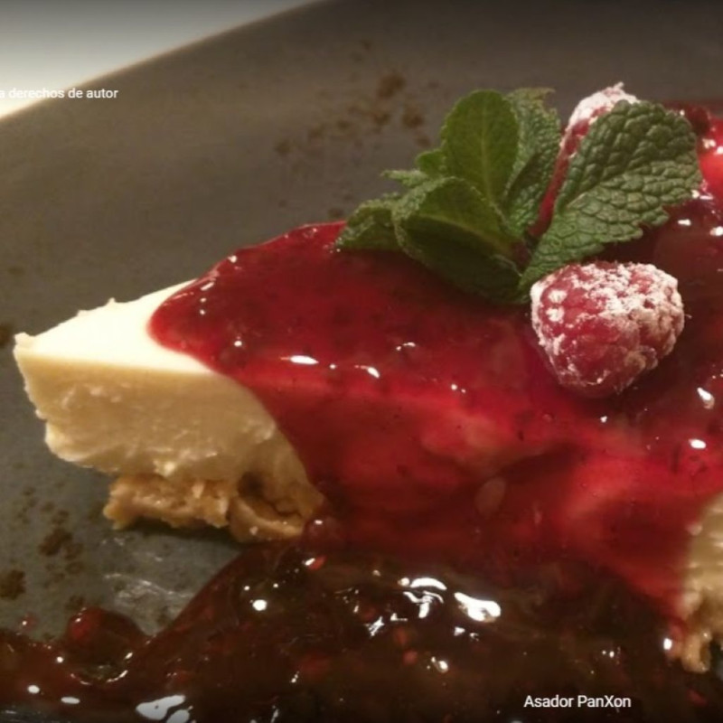 Tarta de queso artesanal a domicilio en Madrid | Asador PanXón